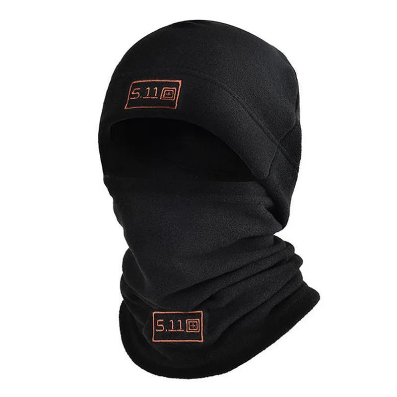 2023 New Winter Men Hat Fleece Balaclava Thermal Tactical Military Sports Scarf