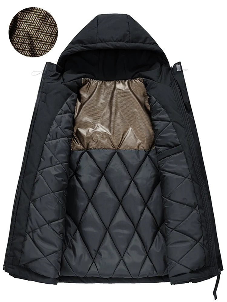 2023 New Winter Men's Thermal Padded Coat