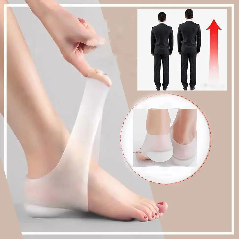 Invisible Height Increase Insole Non-Slip Heightening Socks