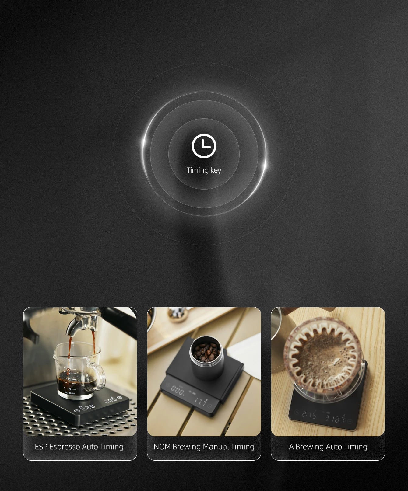 SearchPean Tiny2s Espresso Coffee Kitchen Scale