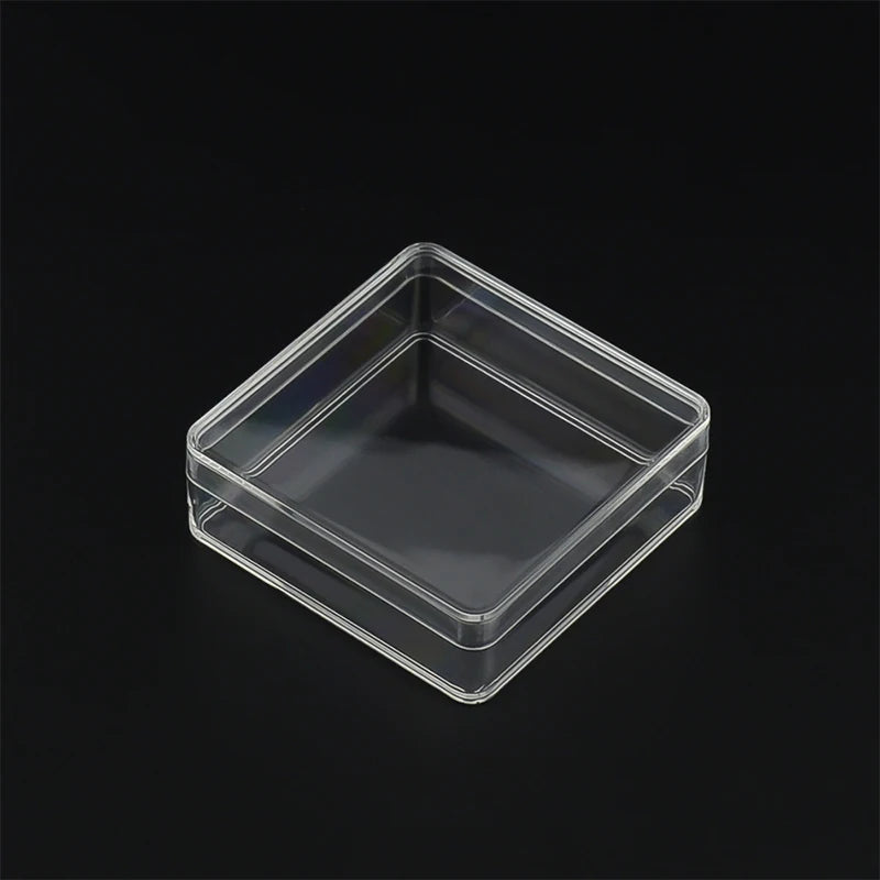 50ml Small Square Transparent Storage Jewelry Box