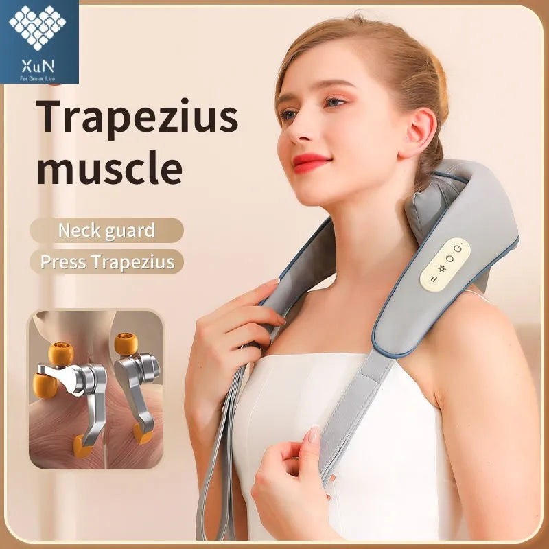 Rechargeable Powerful 5D Back Neck Heated Multi-Purpose Shoulder Massager