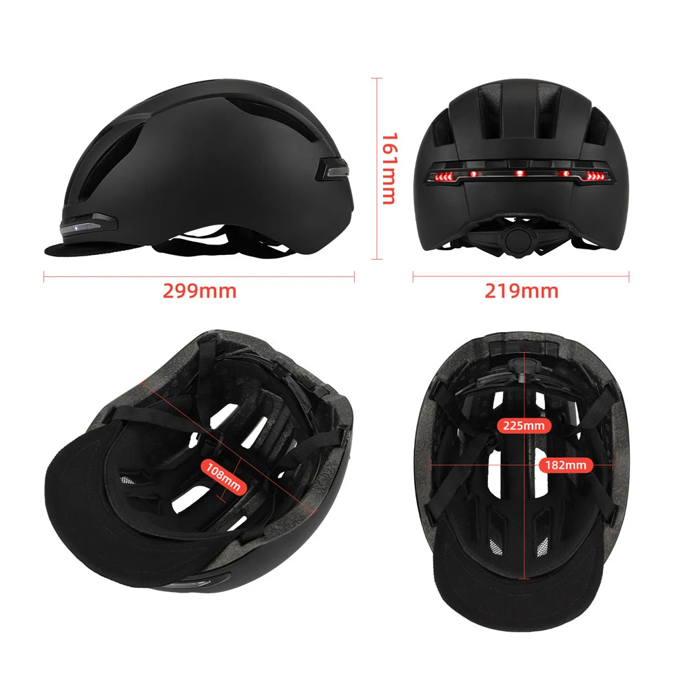Bike Smart Led,Waterproof Helmet