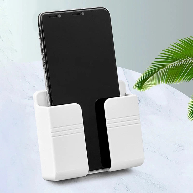 Wall Mobile Punch Free Phone Holder Organizer