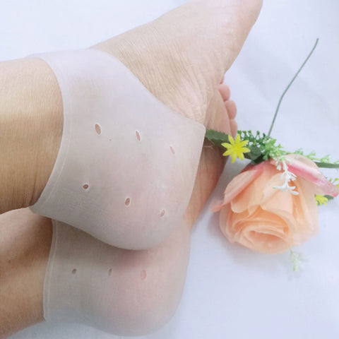 Image of Washable Skin Care Protector Heel Socks